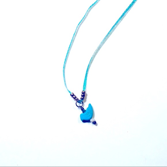 Handmade Baby Bluebird Necklace - Picture 2 of 3